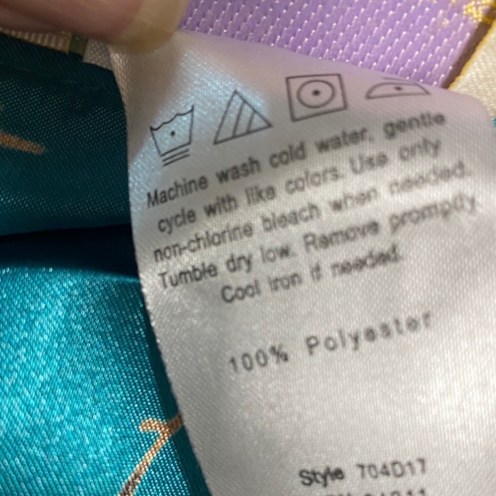 California Dynasty size large Floral Satin Kimono Robe‎ set - Teal oriental sexy - Picture 9 of 16